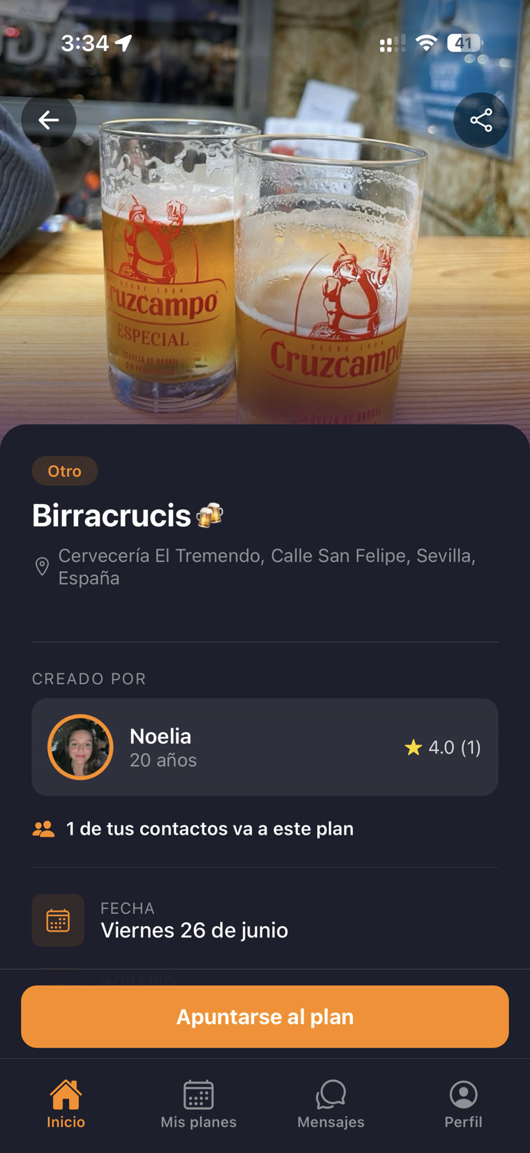buscoPlan en el móvil