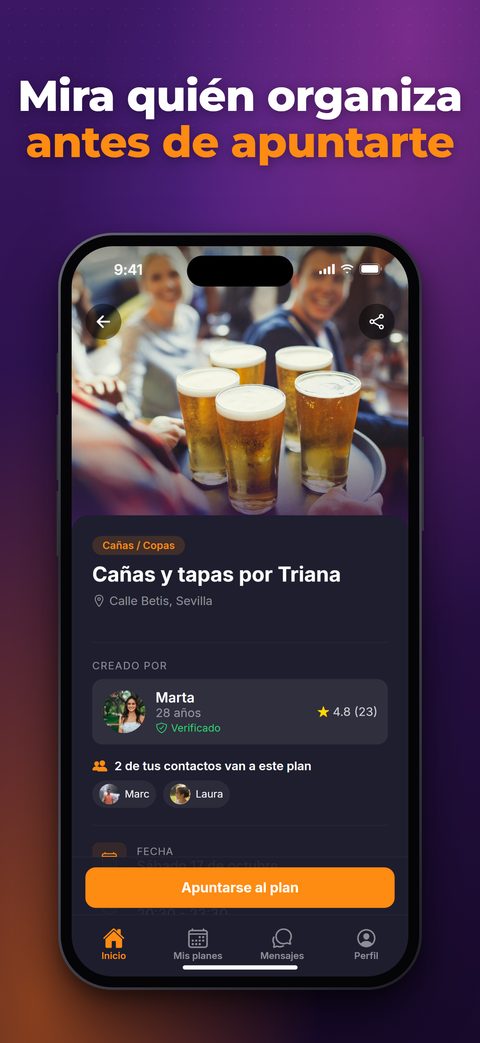 Captura de buscoPlan: Detalle de un plan